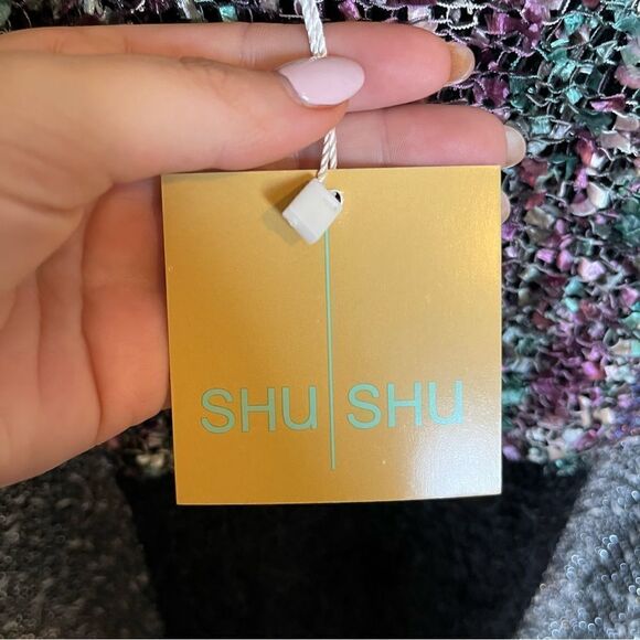 Shu Shu Patchwork Shag Sweater - Picture 10 of 13